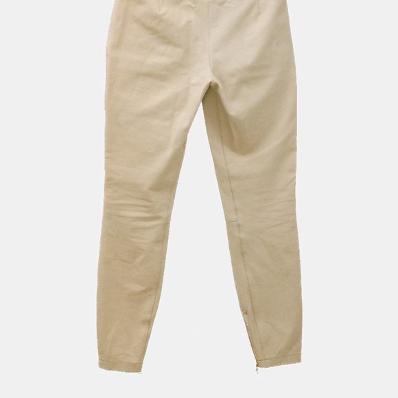 Escada Tavora Khaki Slim Twill Pants - Picture 2 of 12